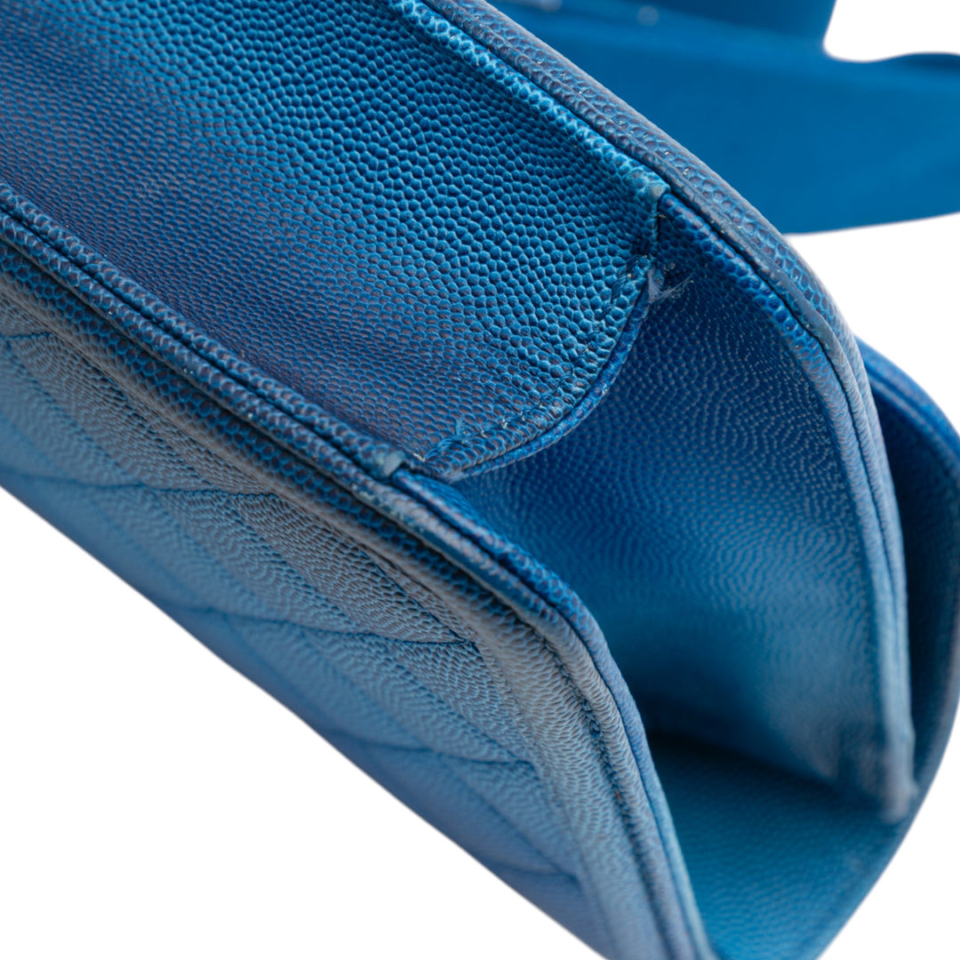 Chanel Medium Quilted Caviar Sunset On The Sea Flap Bleu – GABY PARIS Authentique