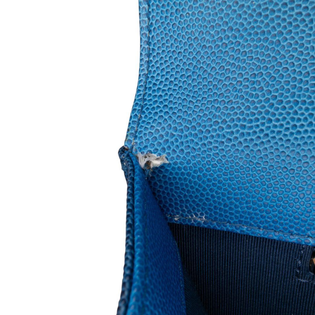 Chanel Medium Quilted Caviar Sunset On The Sea Flap Bleu – GABY PARIS Authentique