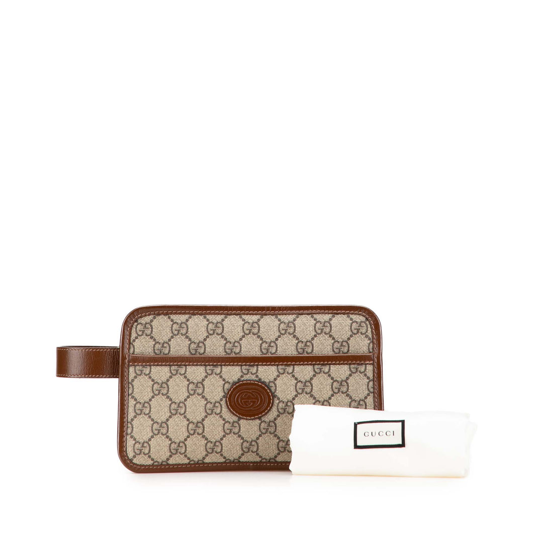 Gucci GG Supreme Interlocking G Pochette