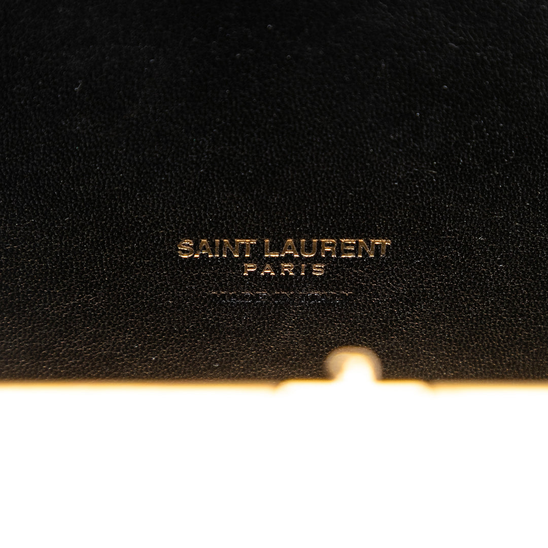 Saint Laurent Acrylic Tuxedo Boîte Pochette avec chaîne