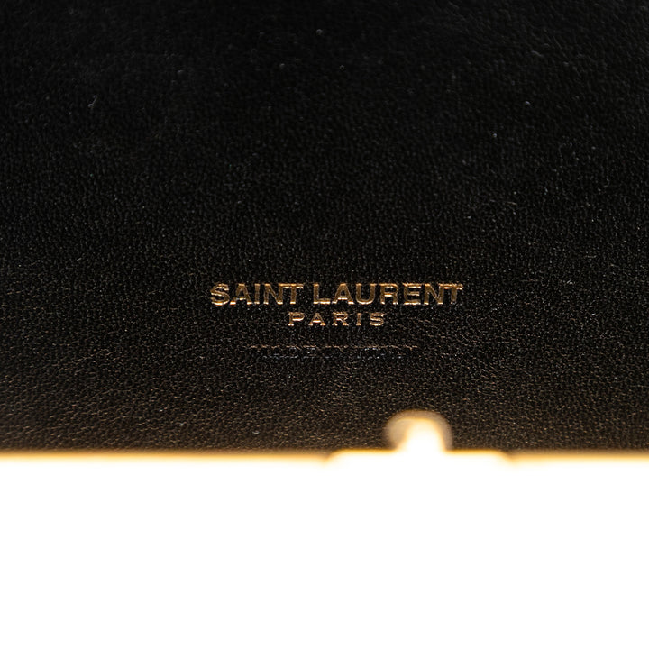 Saint Laurent Acrylic Tuxedo Boîte Pochette avec chaîne
