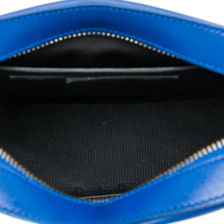 Grain De Poudre Classic Sac caméra Petit Monogram Bleu