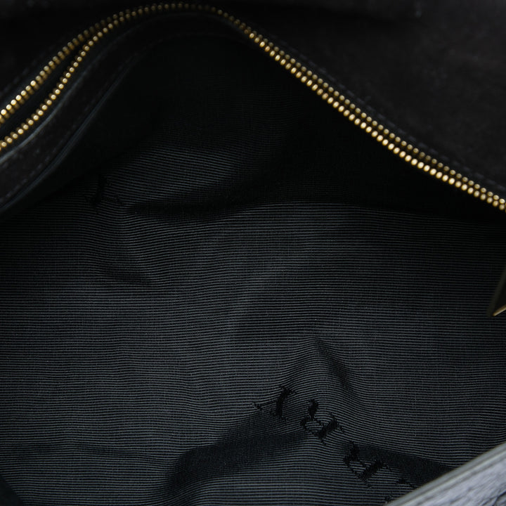 Burberry Medium Cuir de veau grainé Mildenhall Sac porté croisé