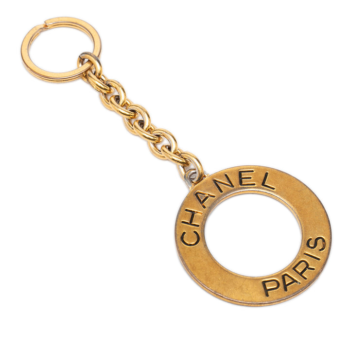 Chanel plaqué Logo Porte-clés