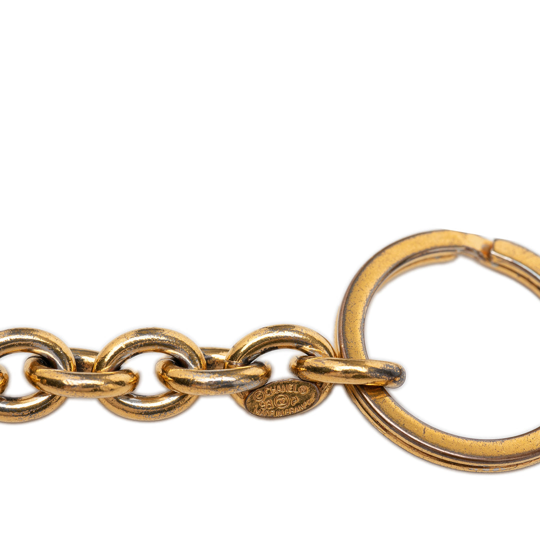 Chanel plaqué Logo Porte-clés