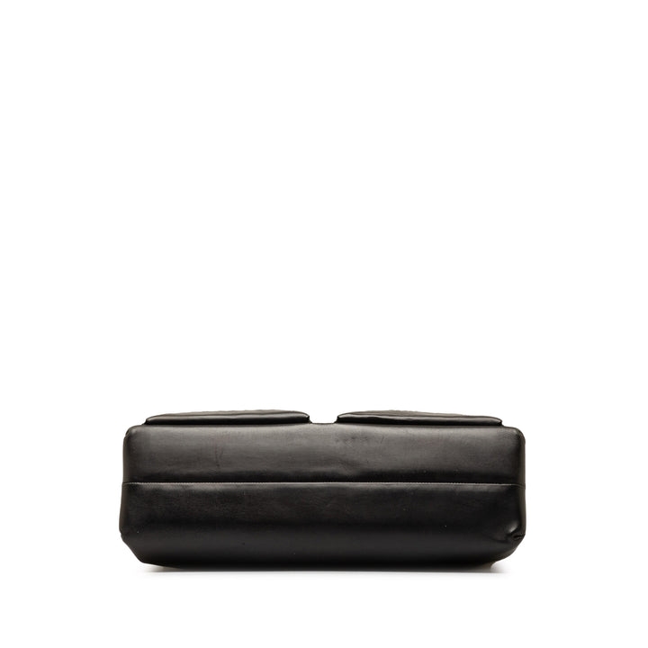 Intrecciato Briefcase Black - Gaby Paris