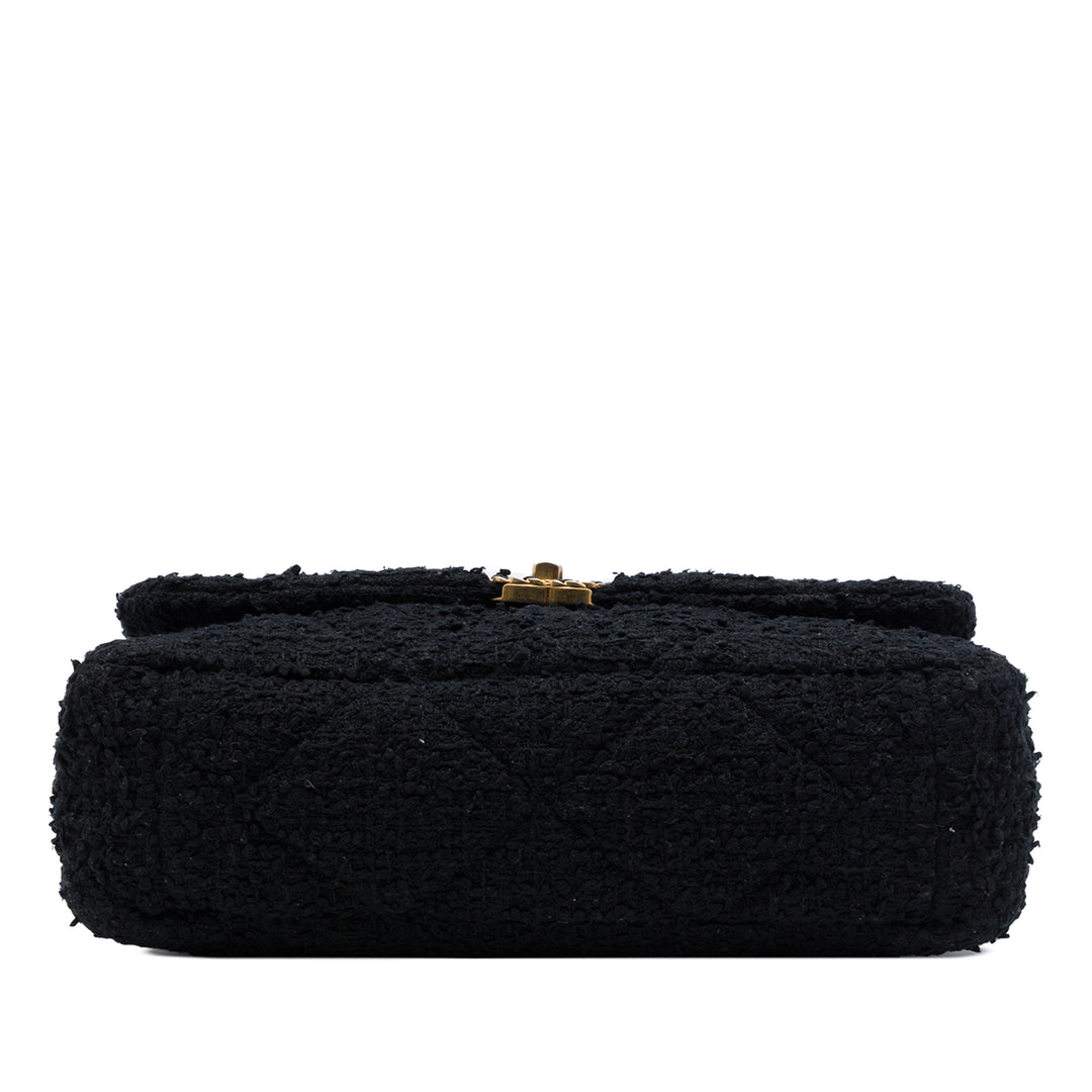19 à rabat Maxi Tweed Noir