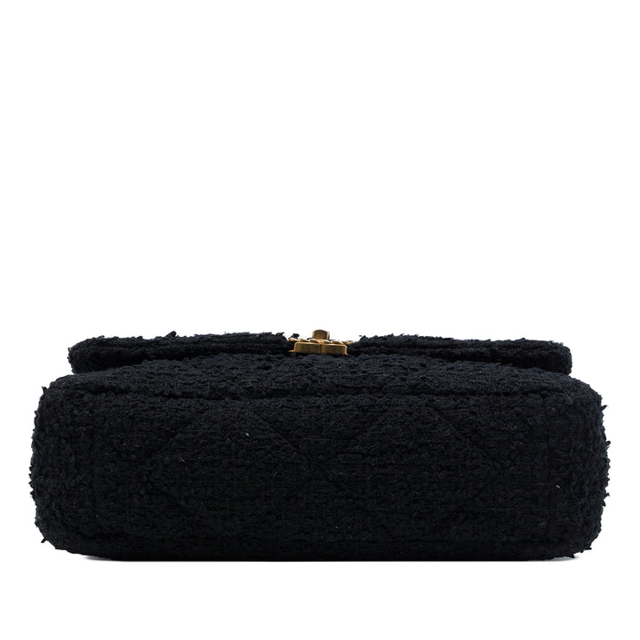19 à rabat Maxi Tweed Noir