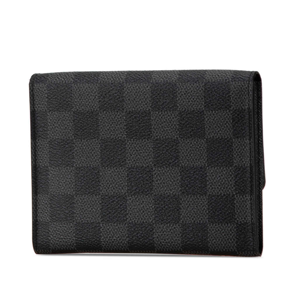 Damier Graphite Compact Modulable Wallet Black - Gaby Paris