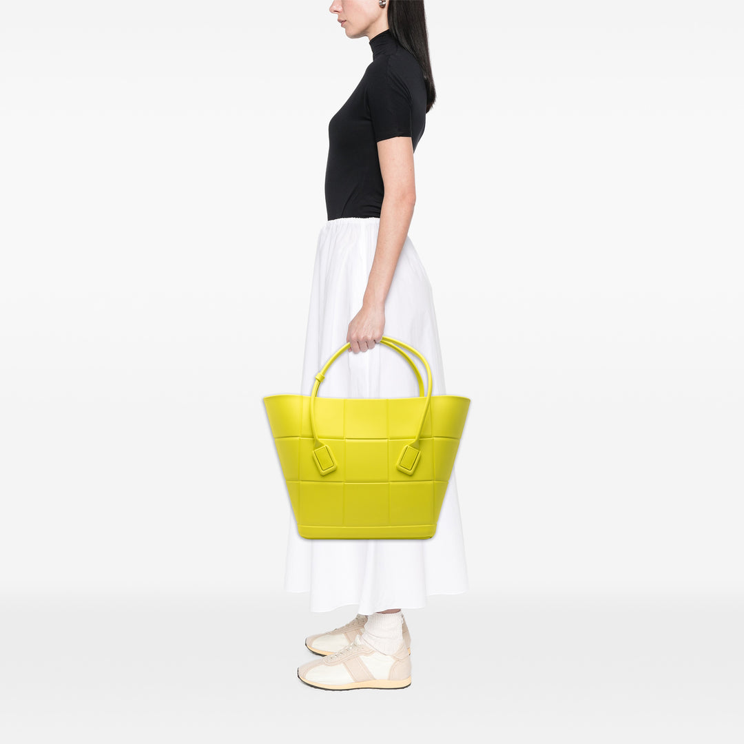 Bottega Veneta Medium Matte Rubber Arco Cabas