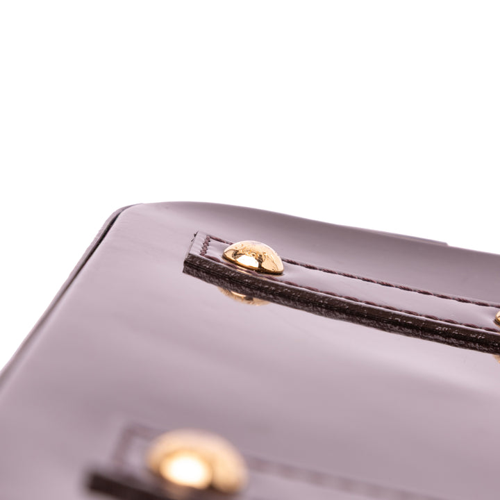Louis Vuitton Monogram Vernis Flower Alma BB Violet