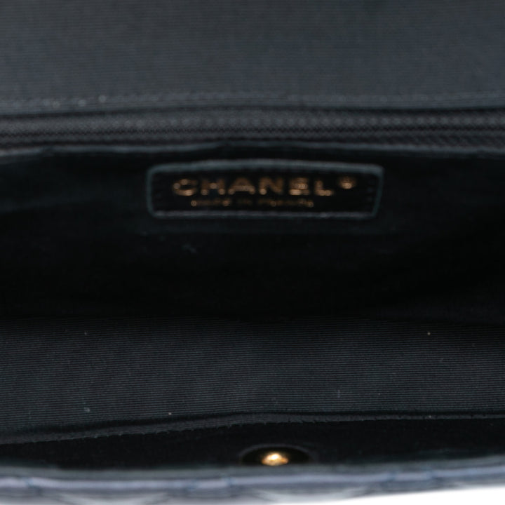 Chanel Large Bicolor Matelassé Cuir d’agneau Elegant CC à rabat – GABY PARIS Authentique