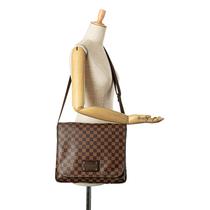 Damier Ebene Brooklyn MM Brown - Gaby Paris