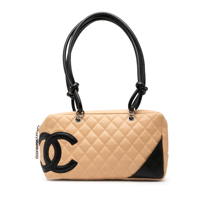 Chanel Large Matelassé Cuir d’agneau Cambon Ligne Sac bandoulière