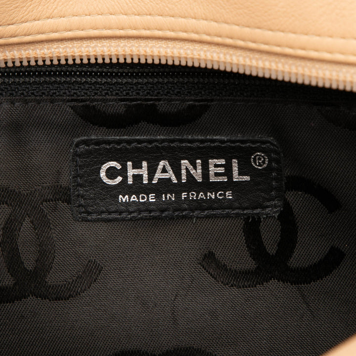 Chanel Large Matelassé Cuir d’agneau Cambon Ligne Sac bandoulière