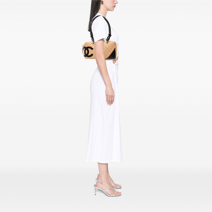 Chanel Large Matelassé Cuir d’agneau Cambon Ligne Sac bandoulière