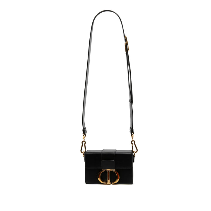 Dior Box 30 Montaigne Sac boîte Cuir de veau Noir – vue principale – GABY PARIS