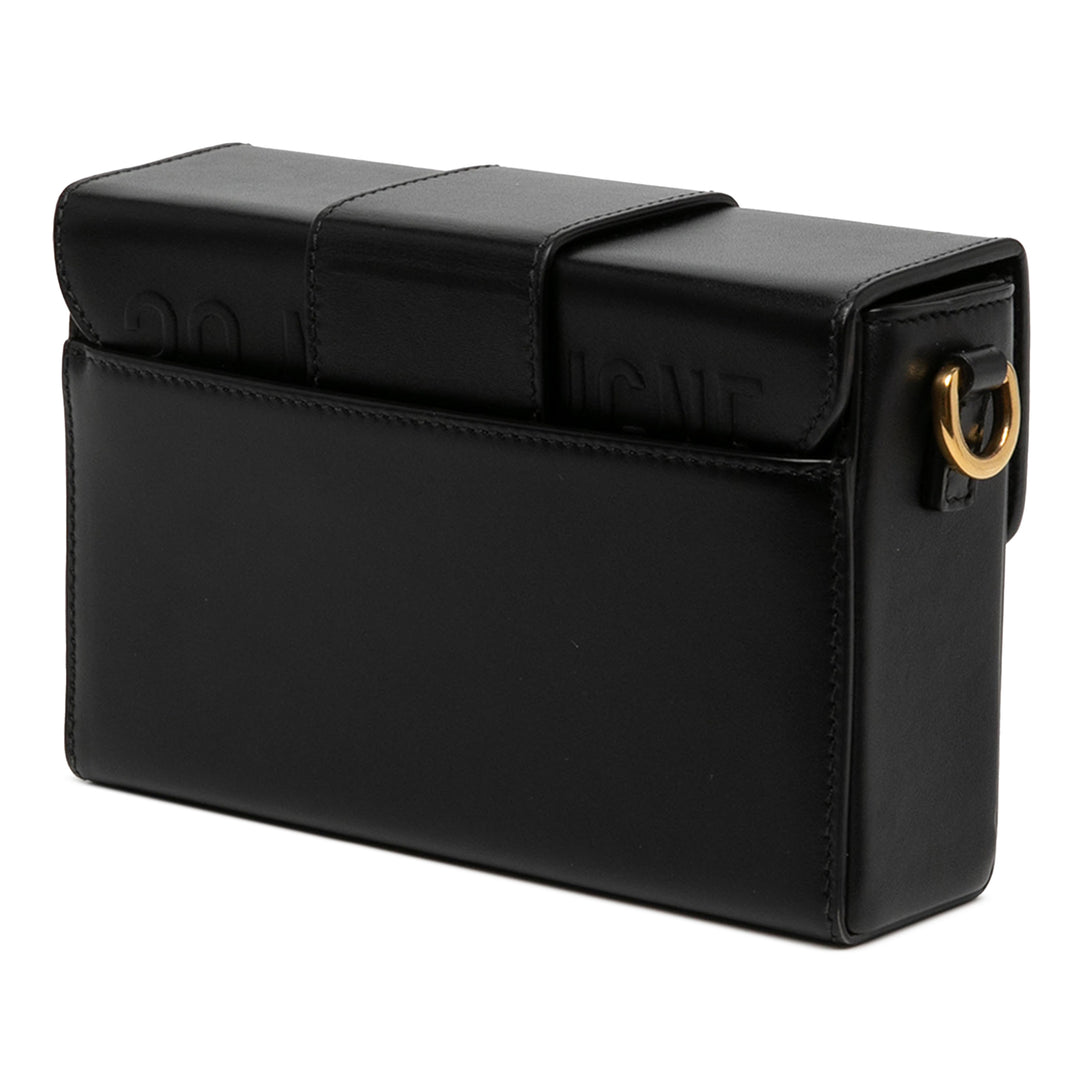 Dior Box 30 Montaigne Sac boîte Cuir de veau Noir – vue 2 – GABY PARIS