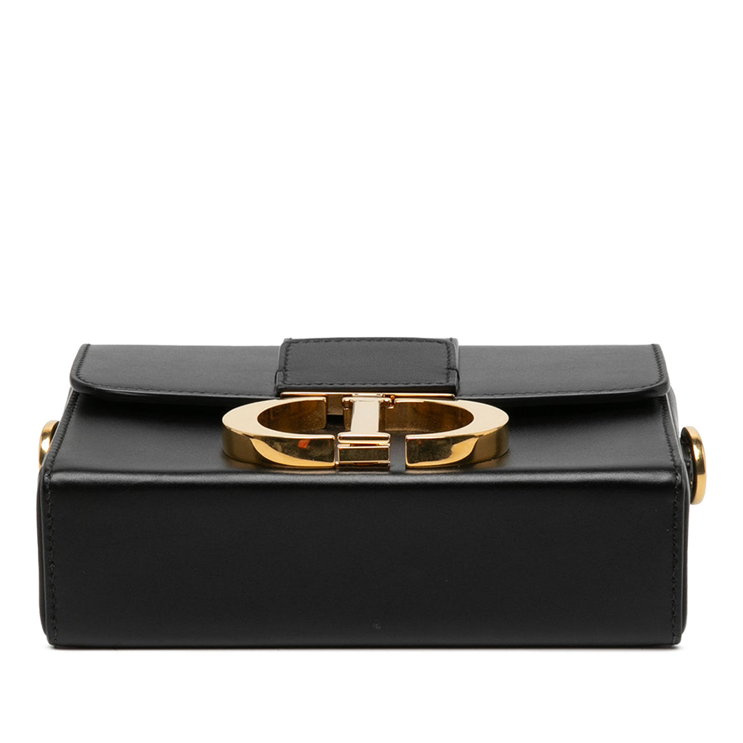 Dior Box 30 Montaigne Sac boîte Cuir de veau Noir – vue 3 – GABY PARIS