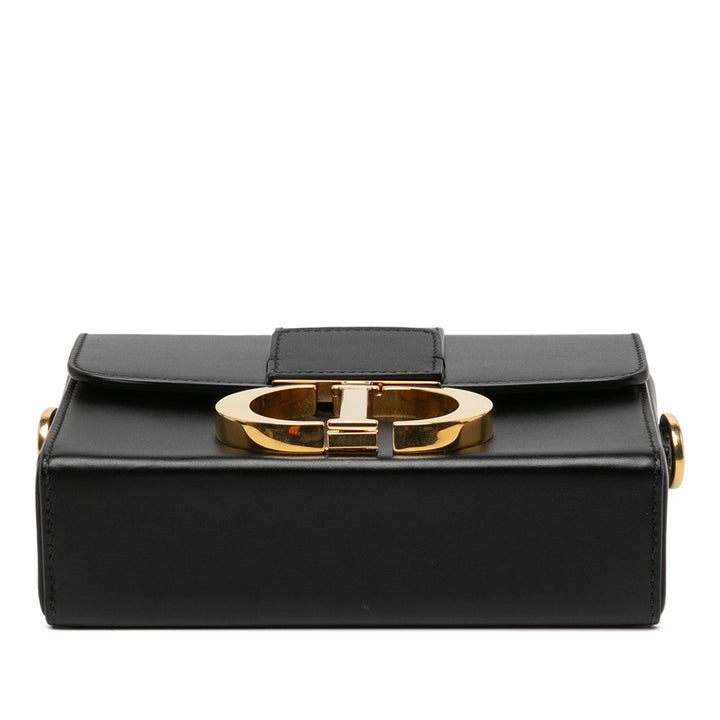 Dior Box 30 Montaigne Sac boîte Cuir de veau Noir – vue 3 – GABY PARIS