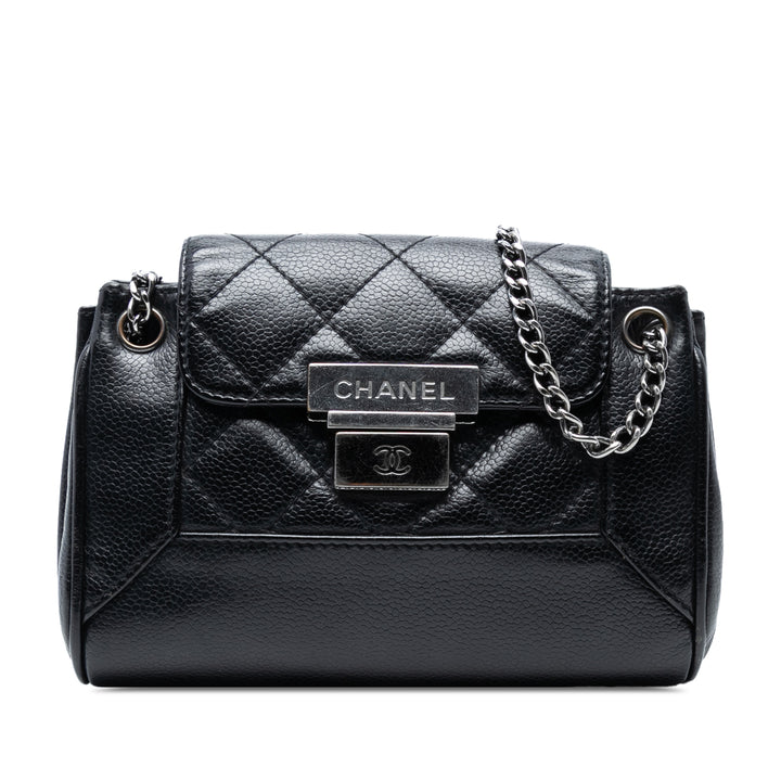 Chanel Mini Quilted Caviar Accordion Flap Noir – GABY PARIS Authentique