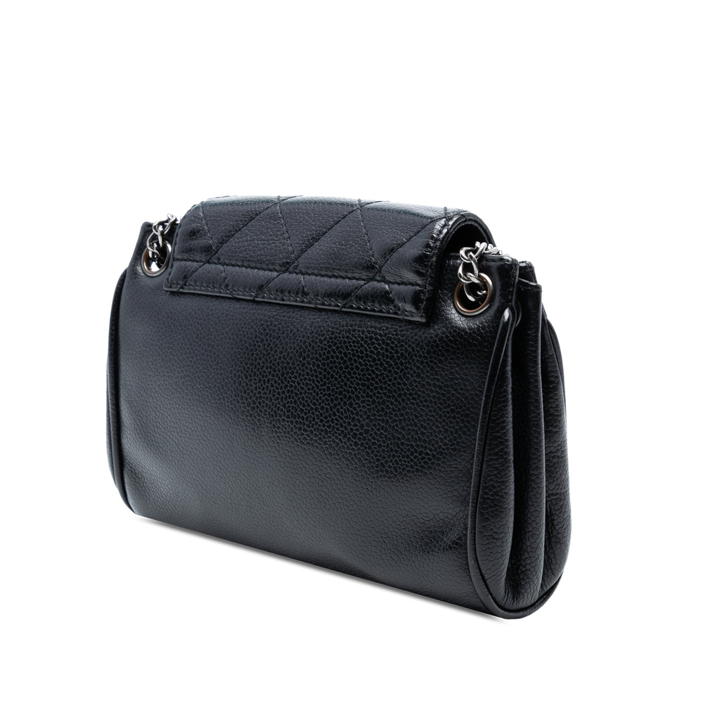Chanel Mini Quilted Caviar Accordion Flap Noir – GABY PARIS Authentique