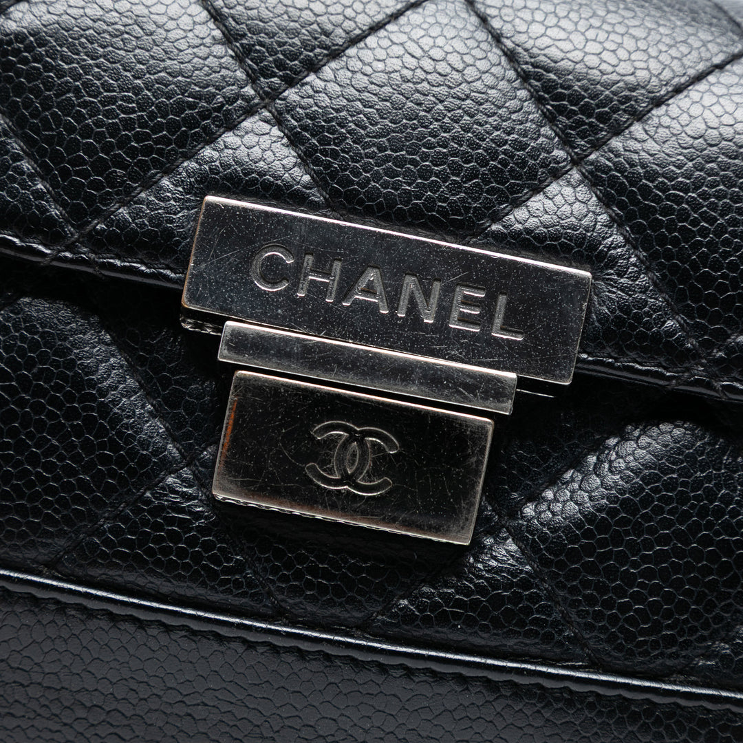 Chanel Mini Quilted Caviar Accordion Flap Noir – GABY PARIS Authentique