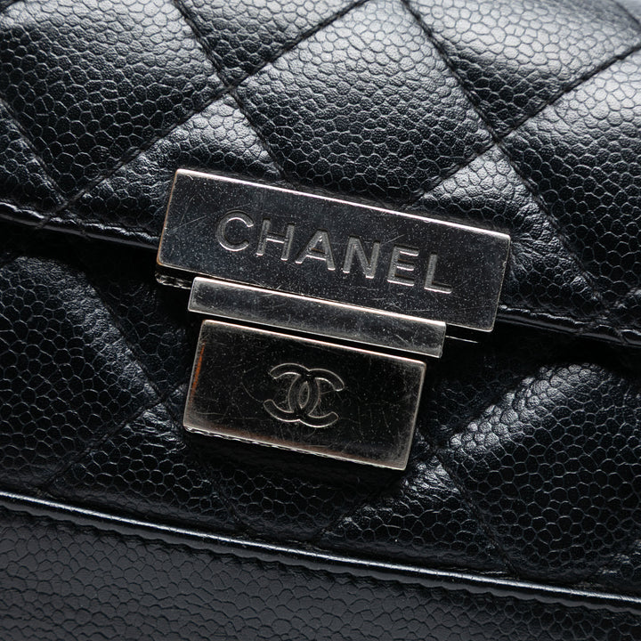 Chanel Mini Quilted Caviar Accordion Flap Noir – GABY PARIS Authentique