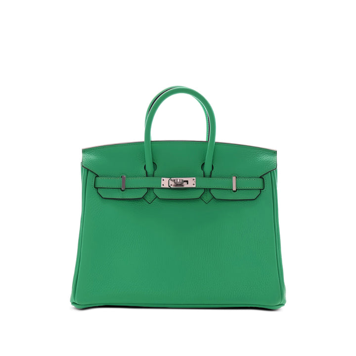 Hermès Sac à main Birkin Retourne 25 Togo Vert – vue principale – GABY PARIS