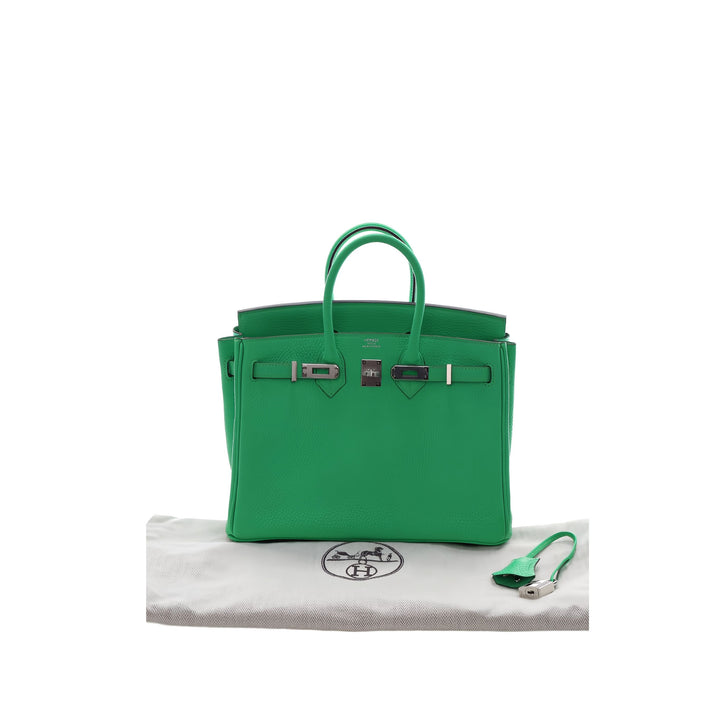 Hermès Sac à main Birkin Retourne 25 Togo Vert – vue 5 – GABY PARIS