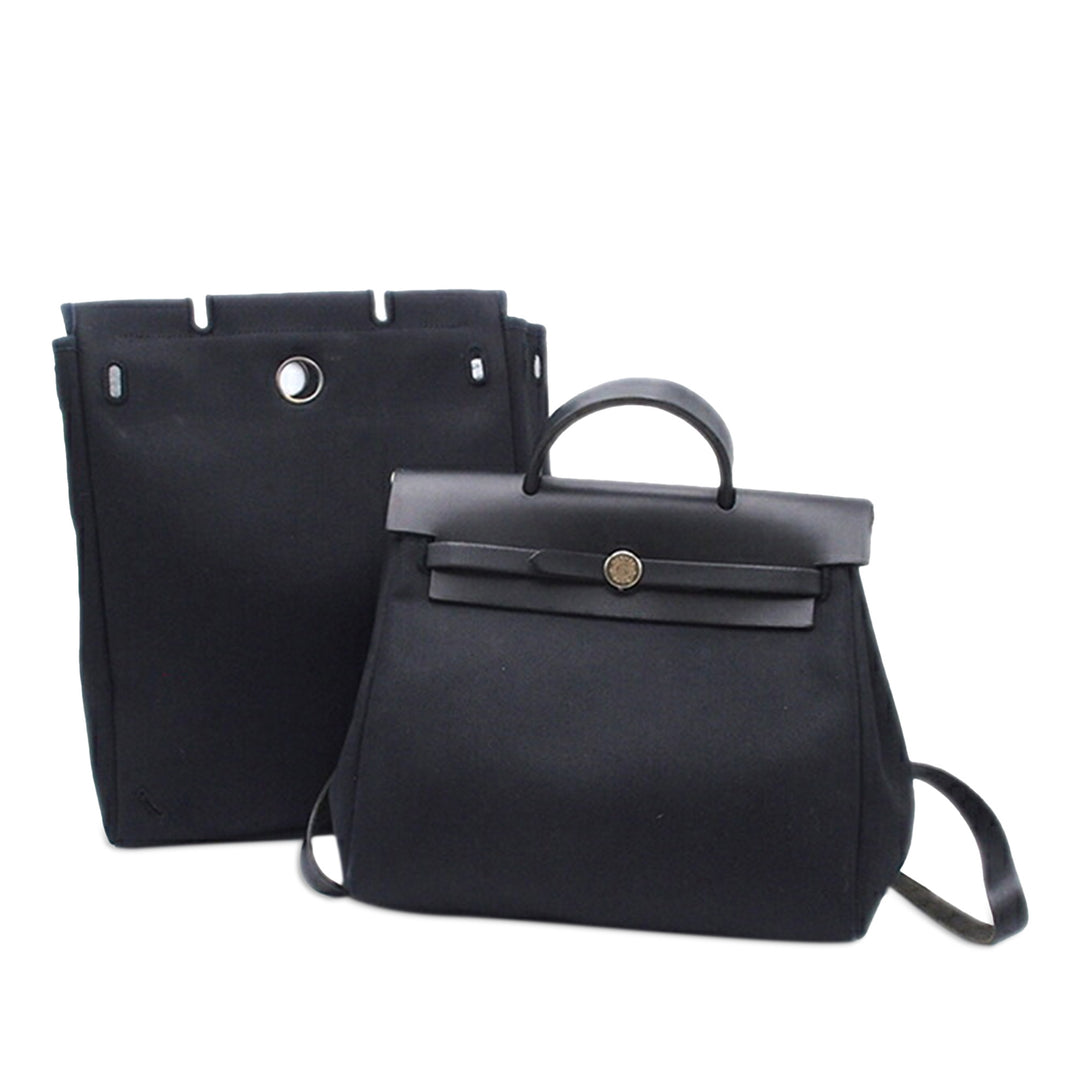 Toile Herbag Backpack PM Black - Gaby Paris
