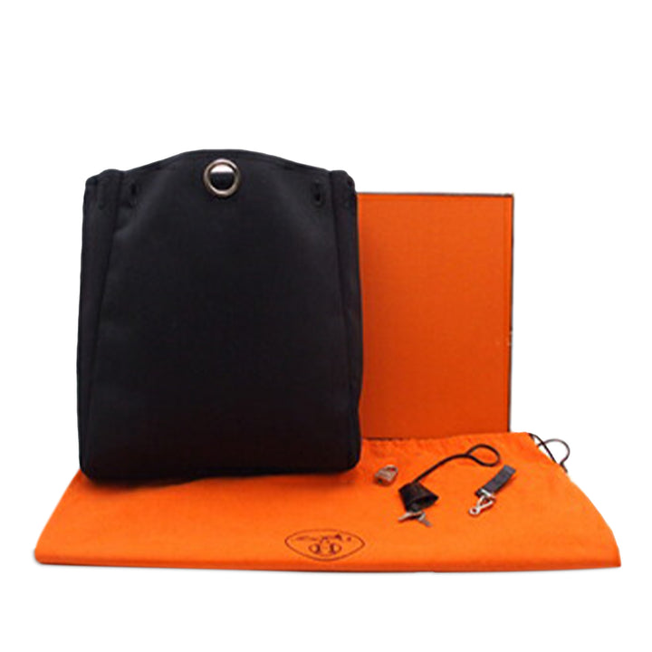 Toile Herbag Backpack PM Black - Gaby Paris