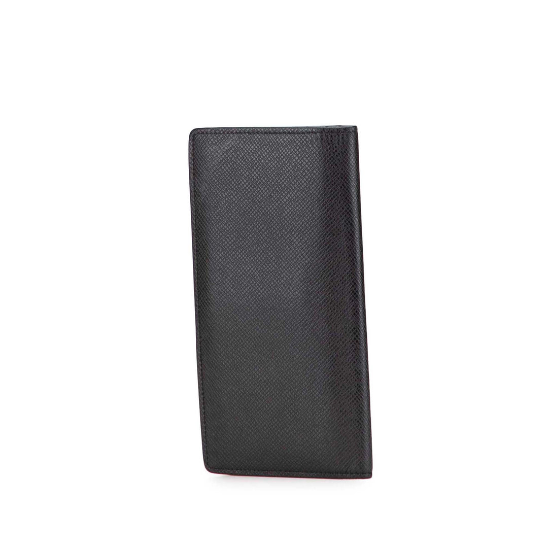 Louis Vuitton Taiga Brazza Wallet Noir