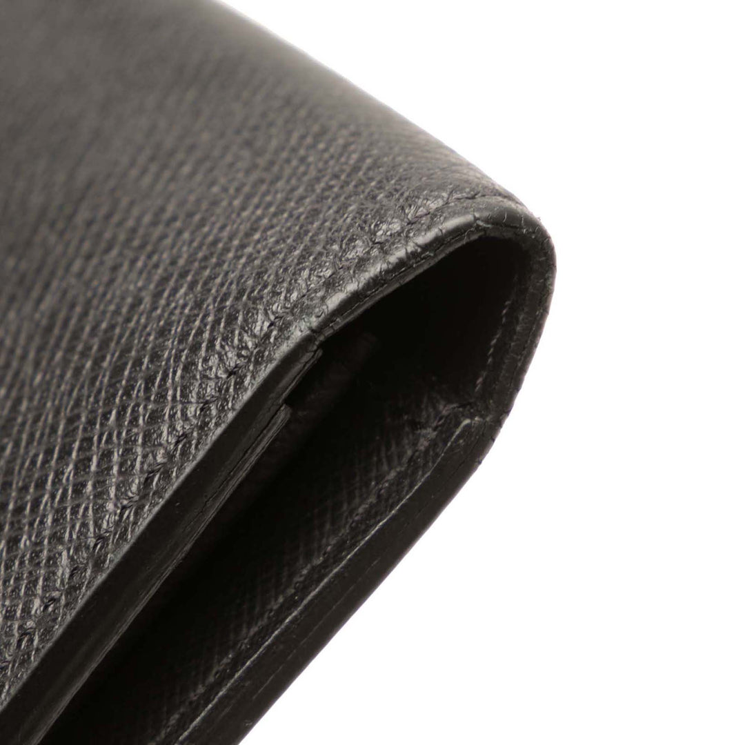 Louis Vuitton Taiga Brazza Wallet Noir