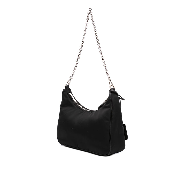 Prada Sac à main à finitions Re Edition 2005 Saffiano Mini Noir – vue 2 – GABY PARIS