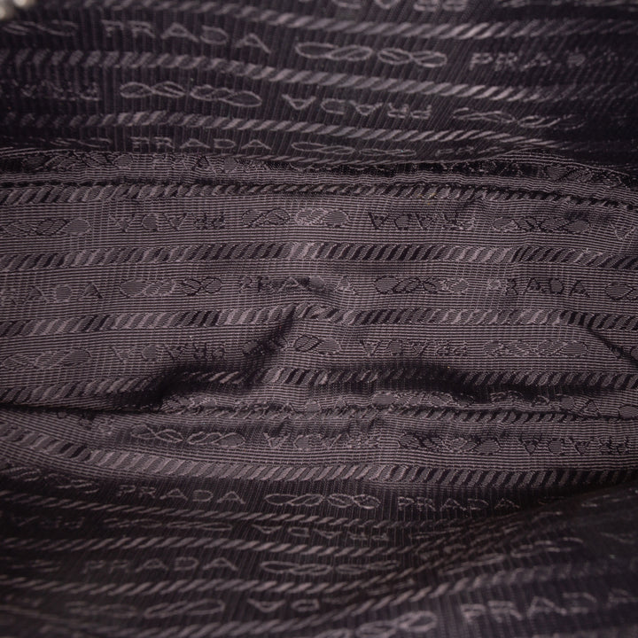 Prada Sac à main à finitions Re Edition 2005 Saffiano Mini Noir – vue 4 – GABY PARIS