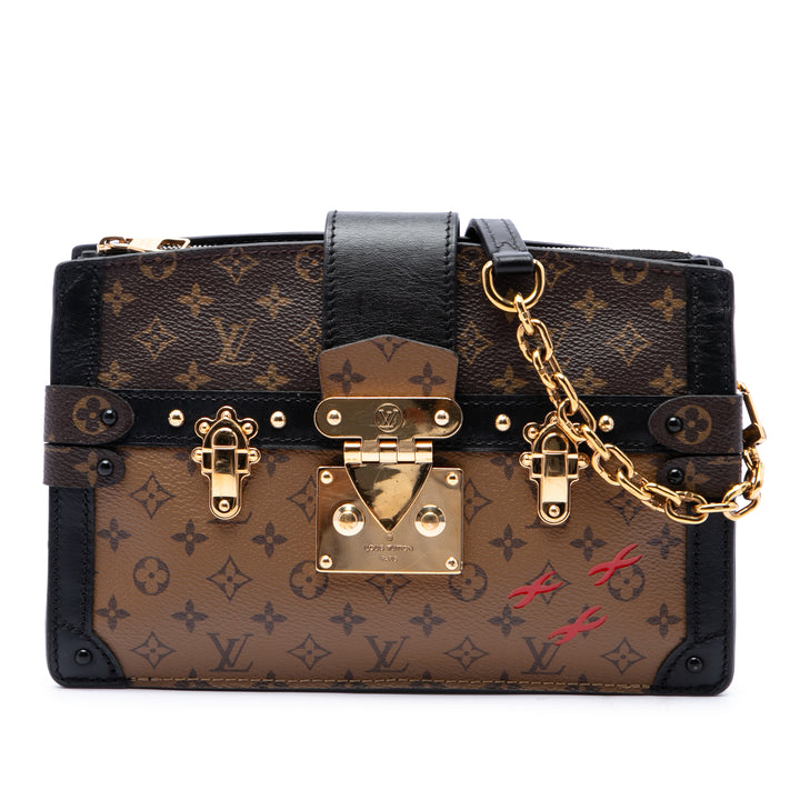 Louis Vuitton Trunk Pochette Monogram Reverse Marron