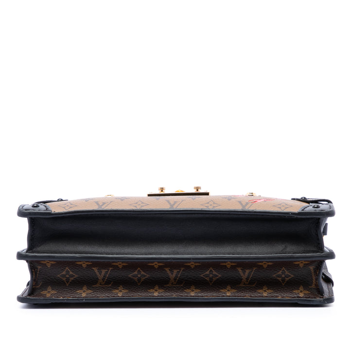 Louis Vuitton Trunk Pochette Monogram Reverse Marron