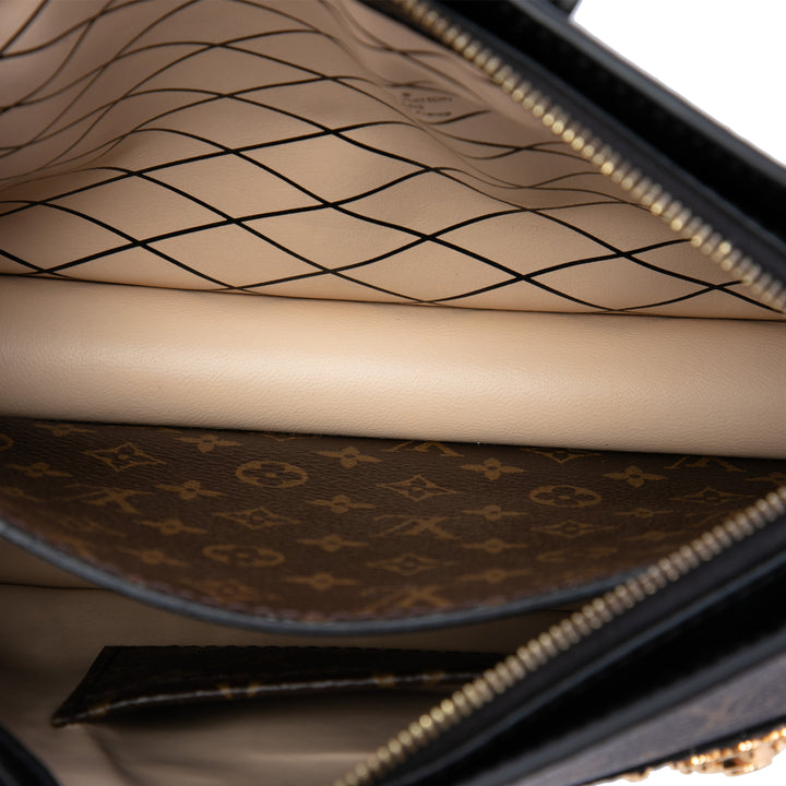 Louis Vuitton Trunk Pochette Monogram Reverse Marron