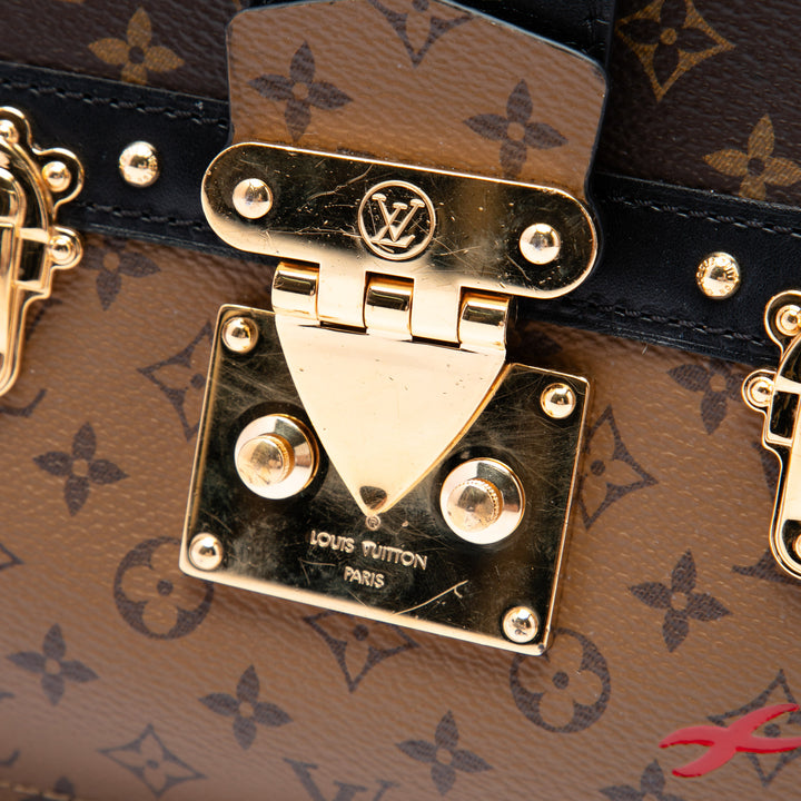 Louis Vuitton Trunk Pochette Monogram Reverse Marron