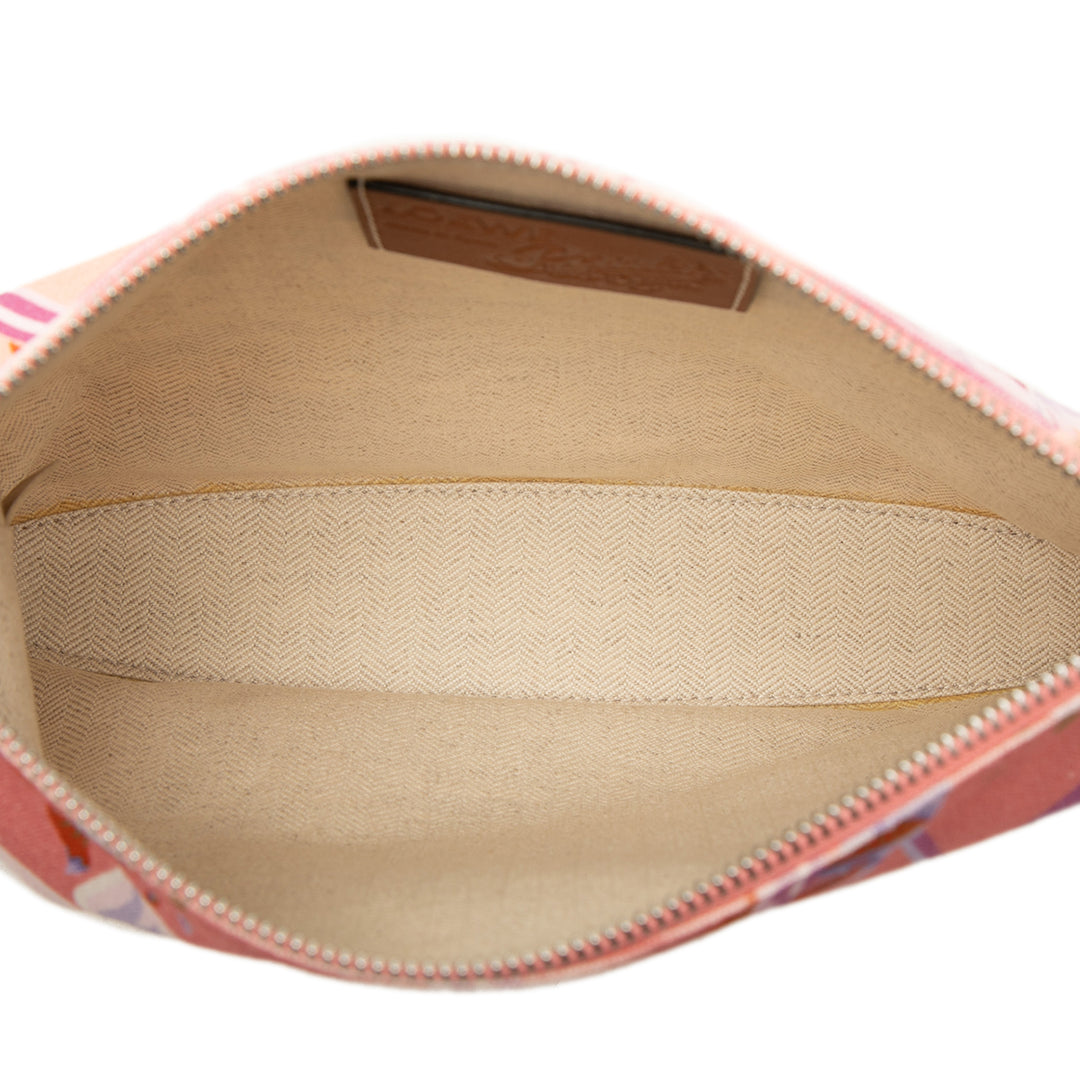 LOEWE Pochette Paulas Ibiza Waterlily Imprimé Rose – vue 4 – GABY PARIS