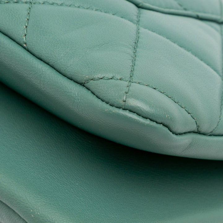 Quilted Lambskin Trendy CC Flap Green - Gaby Paris