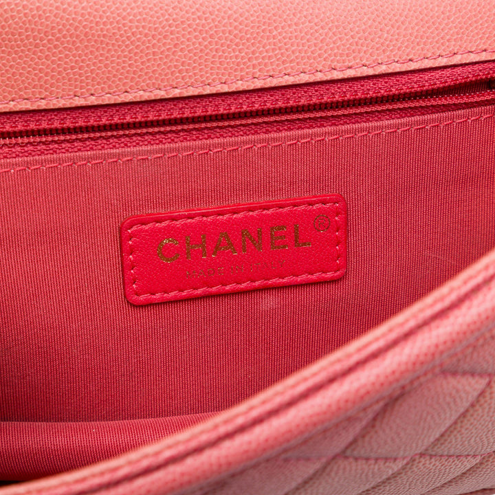 Chanel Small Matelassé Caviar Sunset On The Sea à rabat
