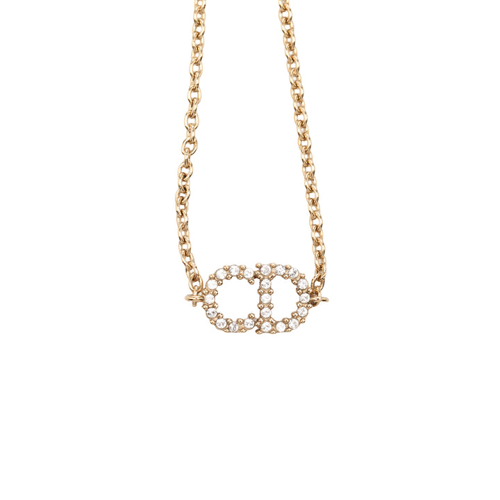 Dior plaqué Strass CD Logo Bracelet