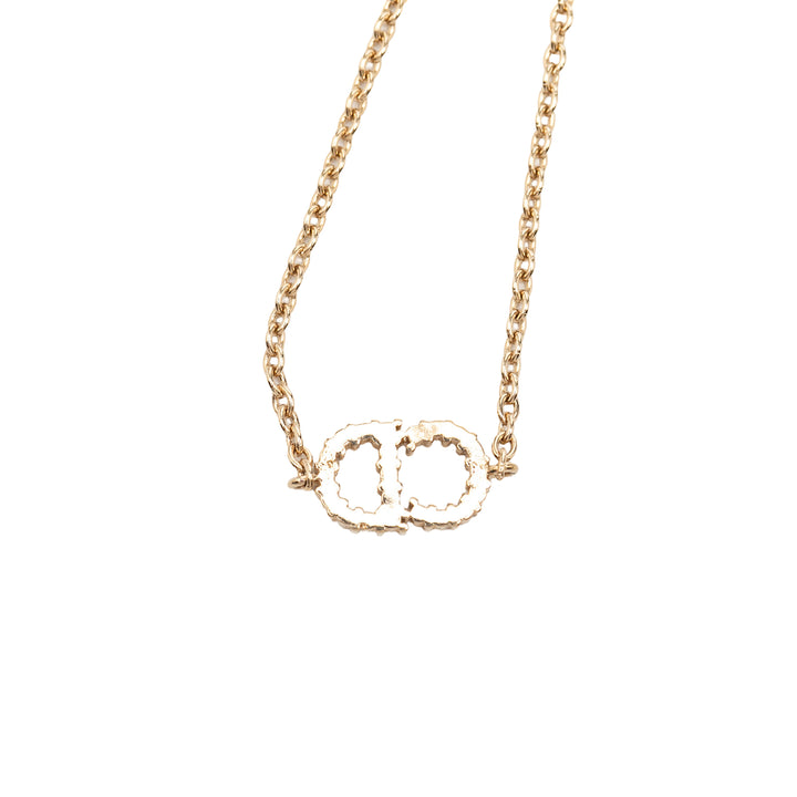 Dior plaqué Strass CD Logo Bracelet