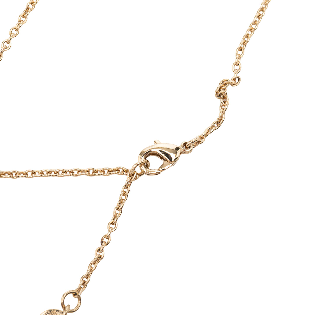 Dior plaqué Strass CD Logo Bracelet