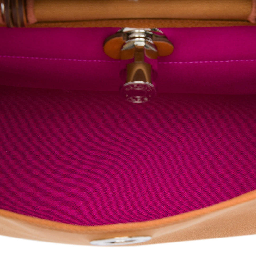 Hermès Verso Herbag Zippé 31 Marron – vue 4 – GABY PARIS