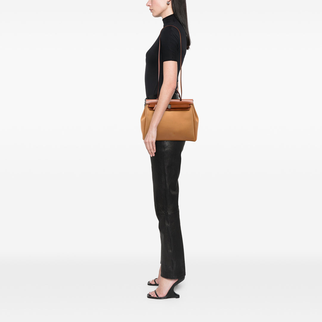 Hermès Verso Herbag Zippé 31 Marron – vue 5 – GABY PARIS
