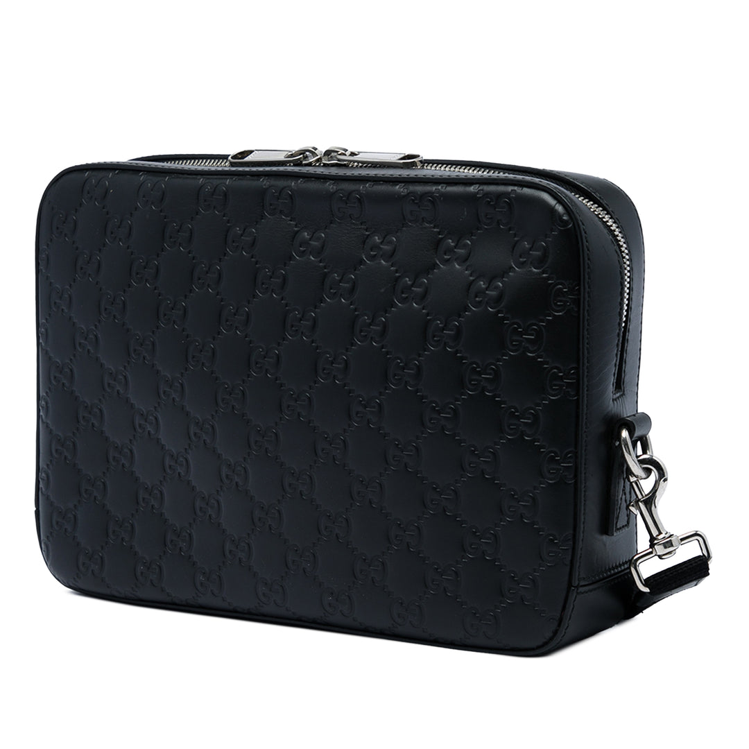 Guccissima Wristlet Pochette Noir