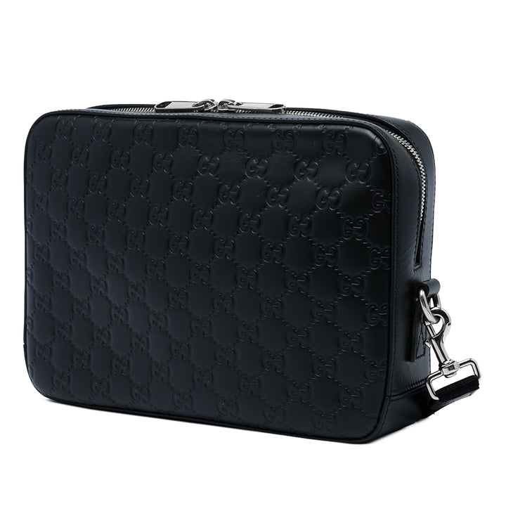 Guccissima Wristlet Pochette Noir